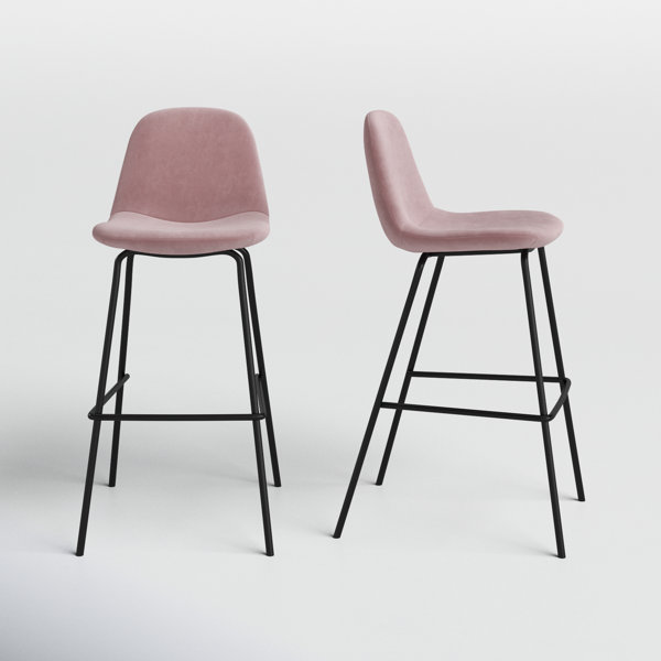 Pink discount leather stool